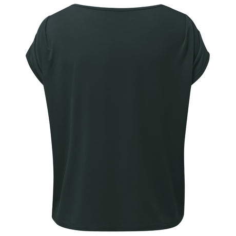 Yoga-Shirt loose foulds - dark forest