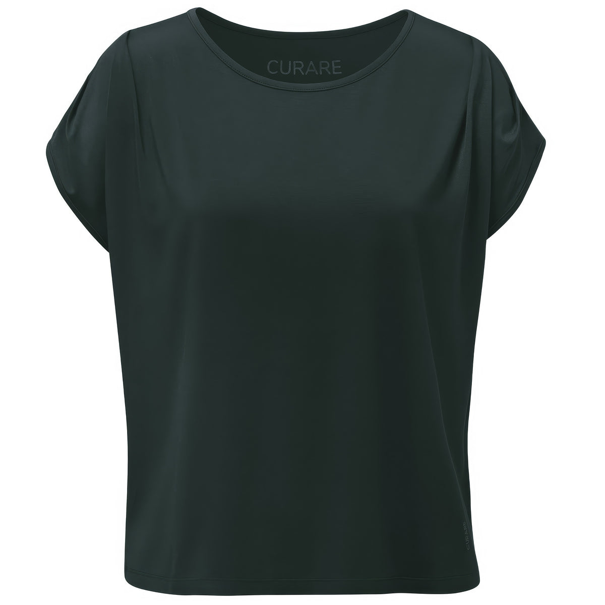 Yoga-Shirt loose foulds - dark forest