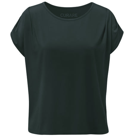 Yoga-Shirt loose foulds - dark forest