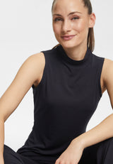 Yoga Top Stand Up Collar - midnight-blue - YOGISHOP