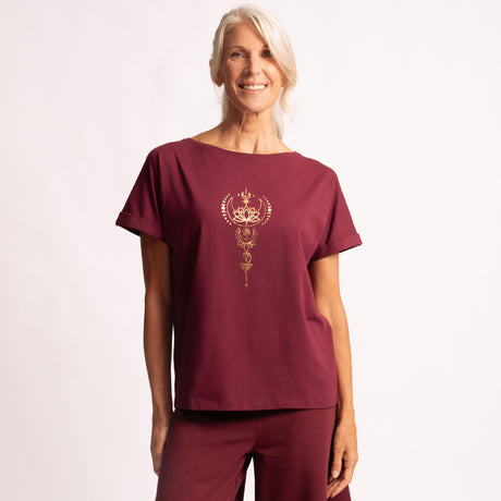 Shirt Eka Padma -  tiefrot