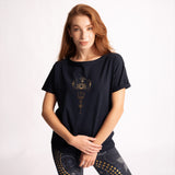 Shirt Eka Padma -  tiefblau