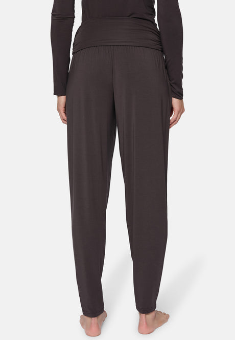 Yoga-Long-Pants, loose - dark-brown - YOGISHOP