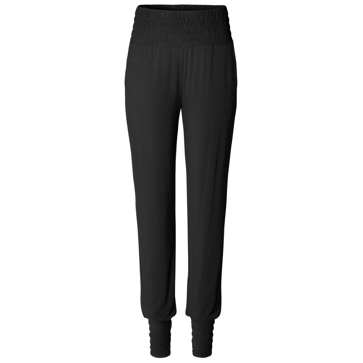 Yoga-Longbroek, gerookt - zwart