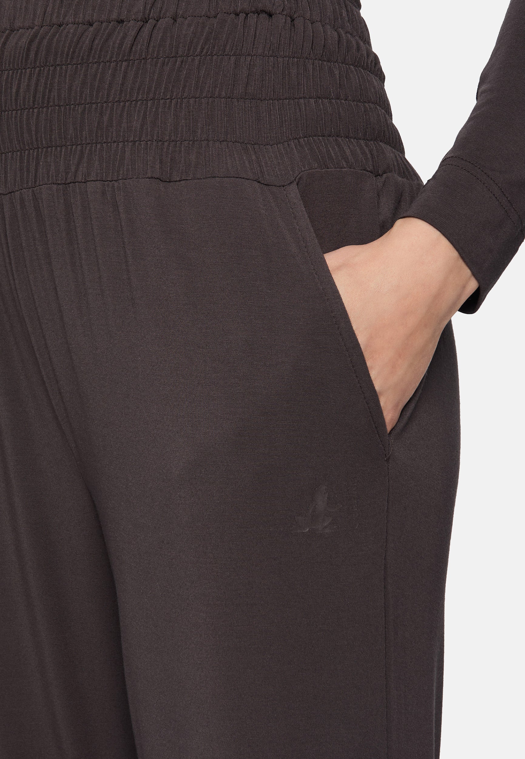 Yoga-Long-Pants, smoked - dark-brown - YOGISHOP