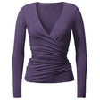 Wrap-Jacket - dark violet - YOGISHOP