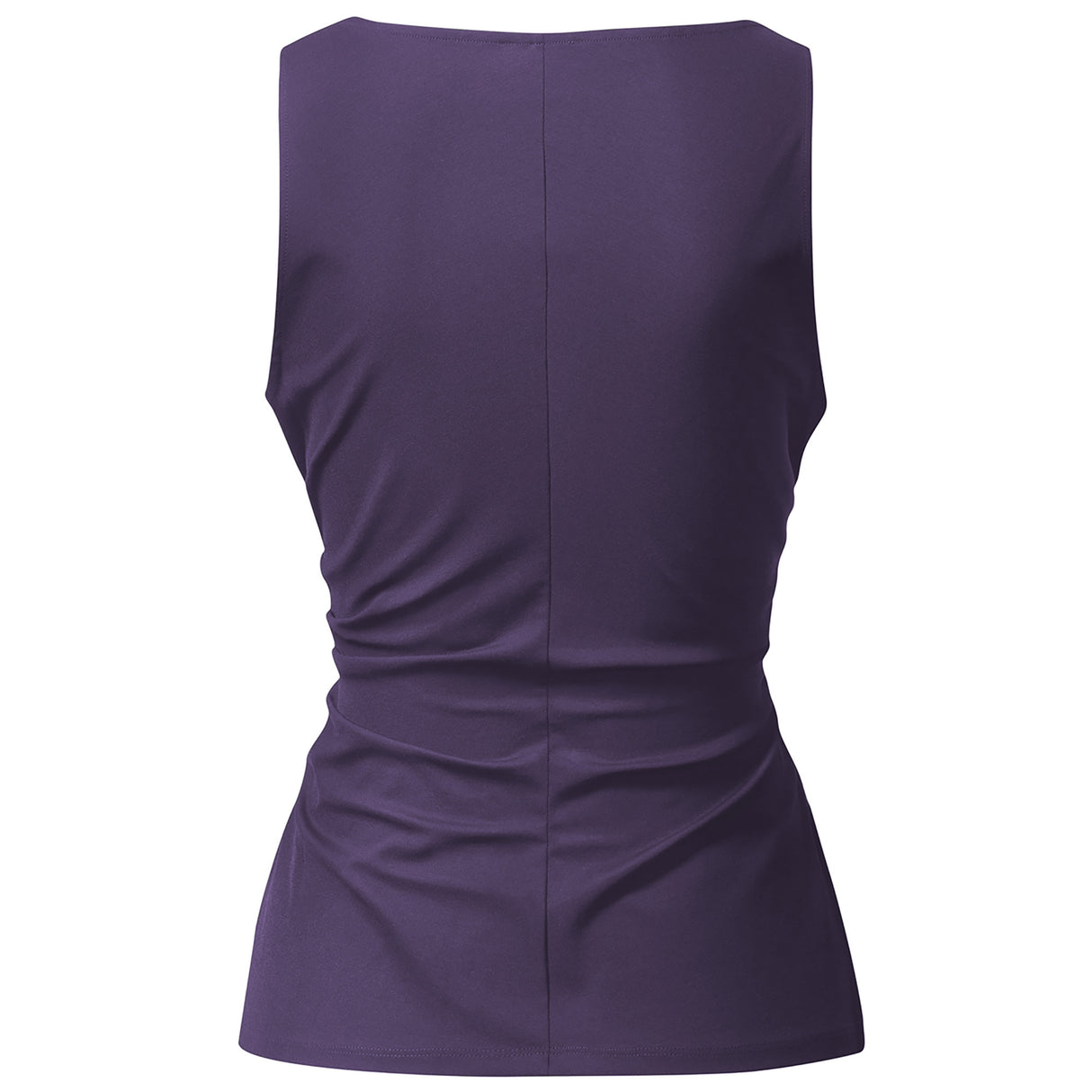 Yoga Top Sporty Elegant - dark violet - YOGISHOP