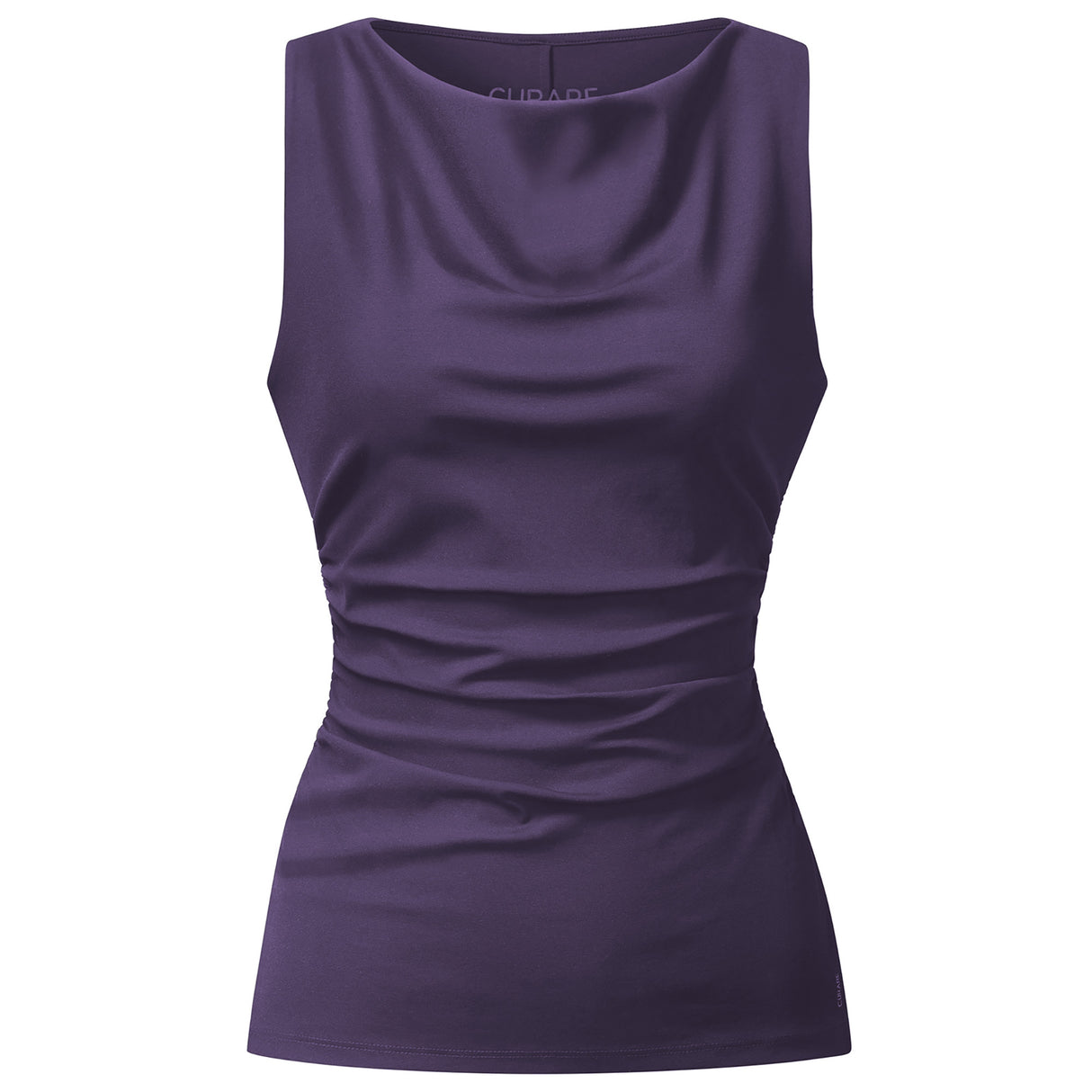 Yoga Top Sporty Elegant - dark violet - YOGISHOP