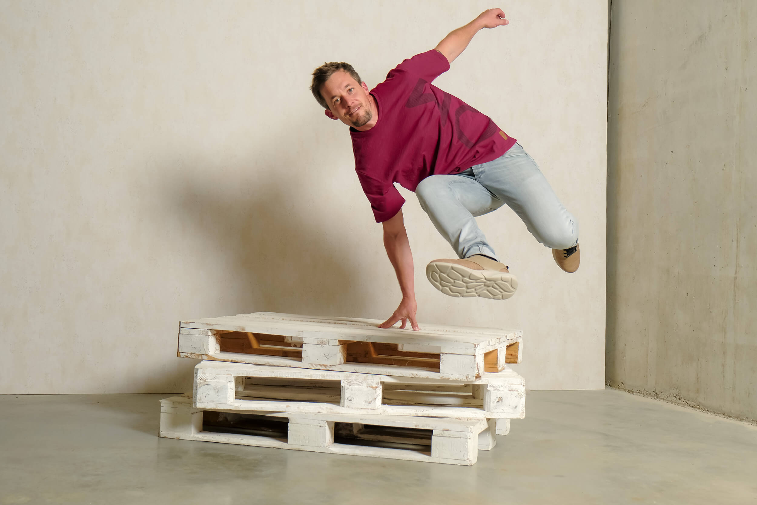 T-Shirt OM - bordeaux - YOGISHOP