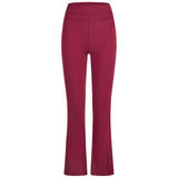 Long Pants, boot cut - bordeaux