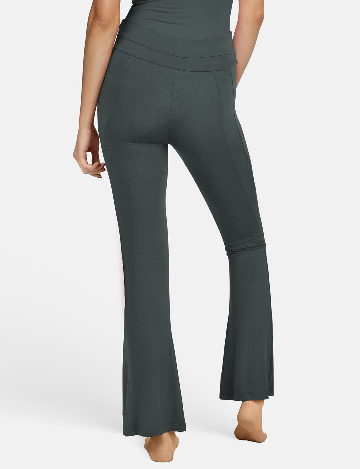 Long Pants, boot cut - dark forest