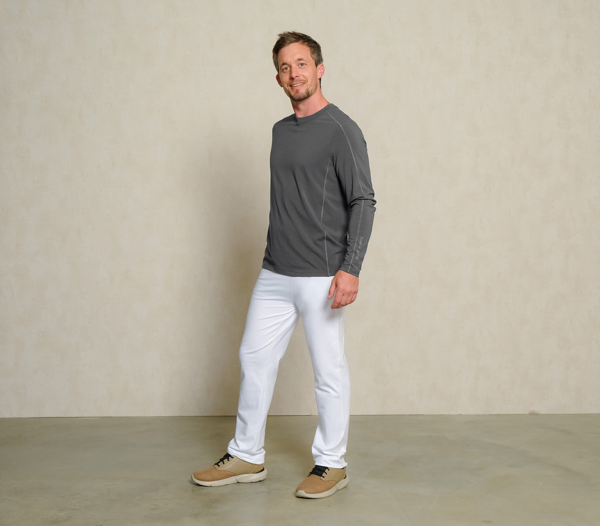 Longsleeve Bambus - turmalingrau - YOGISHOP
