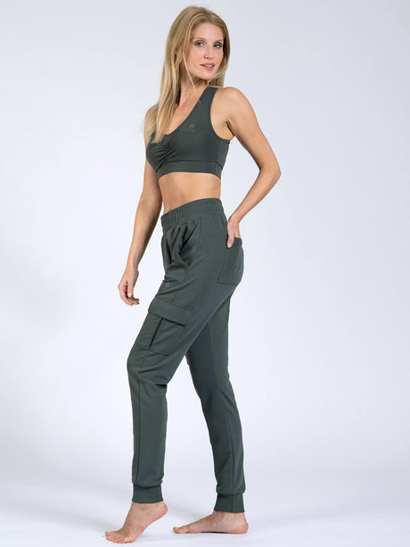 Sports Bra Lola - Khaki - YOGISHOP