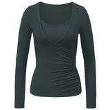 Wrap-Shirt - dark forest