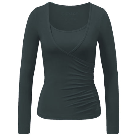 Wrap-Shirt - dark forest