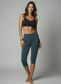 3/4 Pants "rheia" - pine green - YOGISHOP