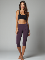 3/4 Pants "rheia" - velvet plum