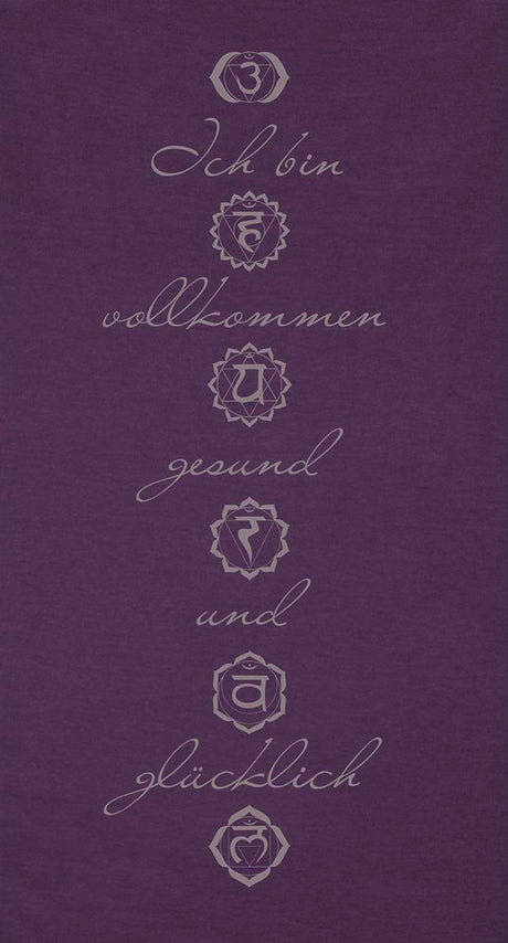 3/4-Shirt "Surya" - aubergine - YOGISHOP