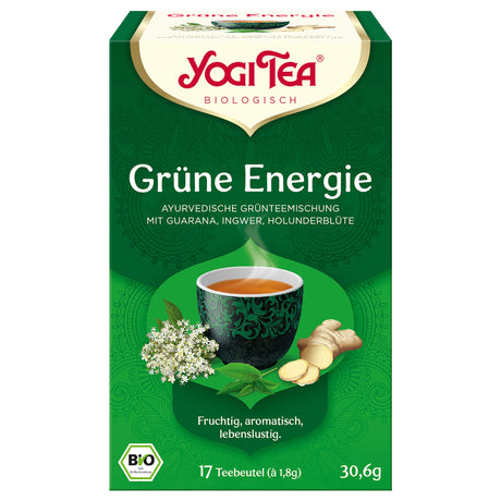 Bio Grüne Energie Teemischung, 30,6 g - YOGISHOP