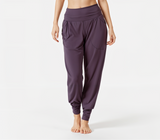 Yoga-Harempants "rheia" - velvet plum - YOGISHOP
