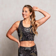 Yoga-Bra Maui - black-nature - YOGISHOP