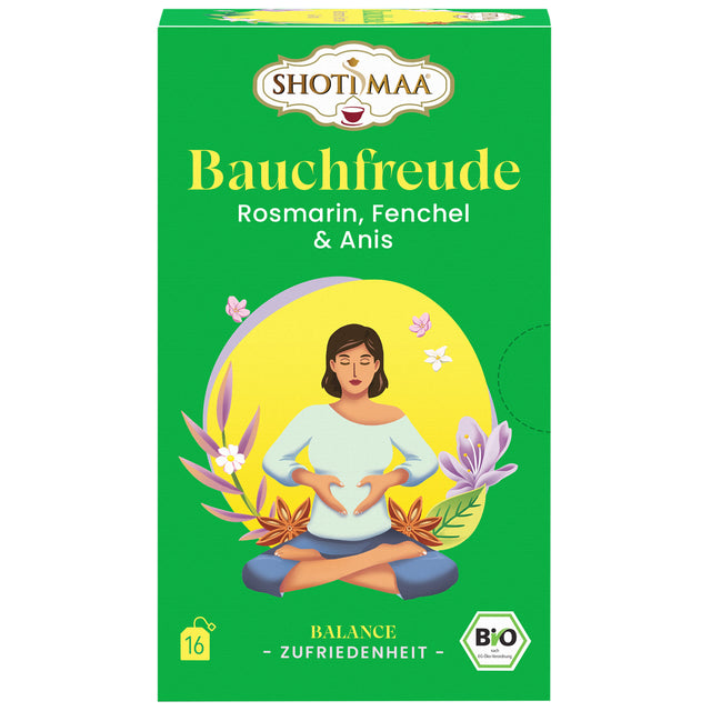 Bio Bauchfreude Tee - Rosmarin Fenchel Anis, 32 g - YOGISHOP