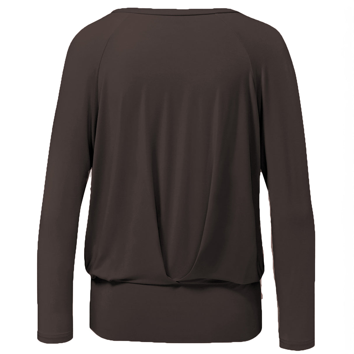 Yoga shirt boxpleat - dark brown