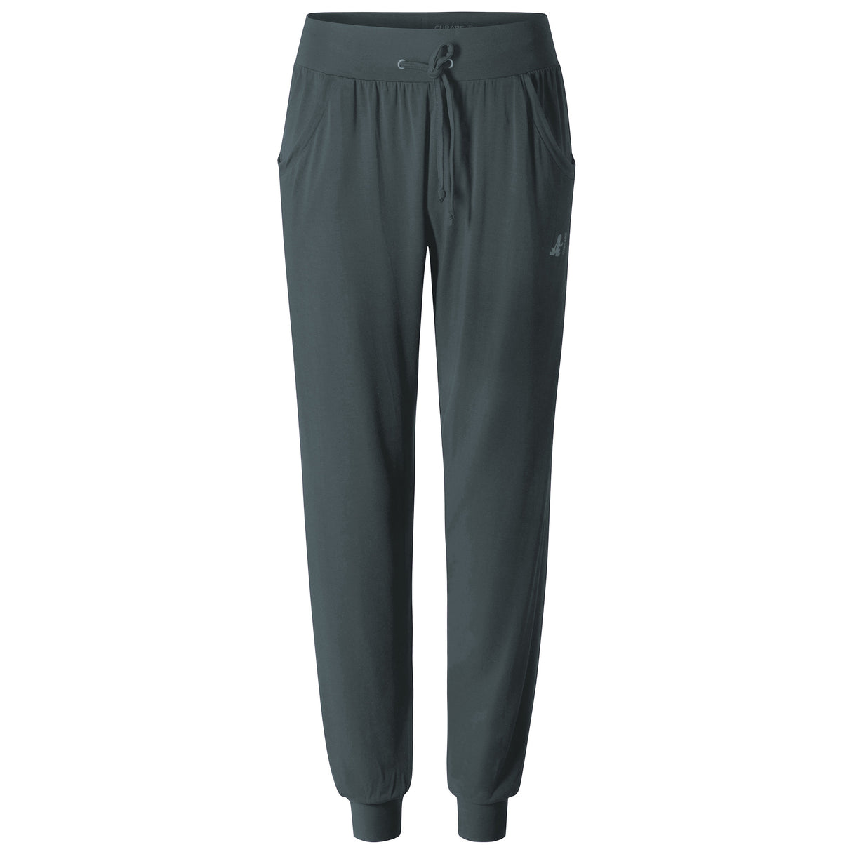Yoga-Pants long, loose - dark forest