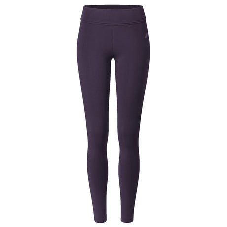 Yoga-Leggings, roll down - dark aubergine - YOGISHOP