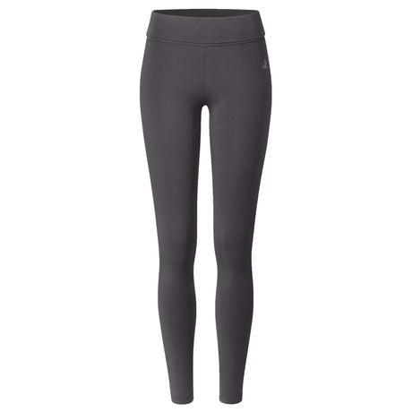 Yoga-Leggings, roll down - grau aubergine - YOGISHOP