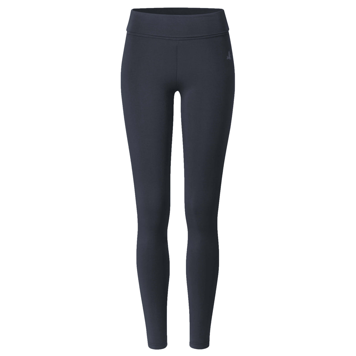 Yoga-Leggings, roll down - midnight blue - YOGISHOP