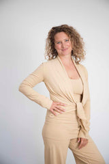 Amba Jacke - beige - YOGISHOP