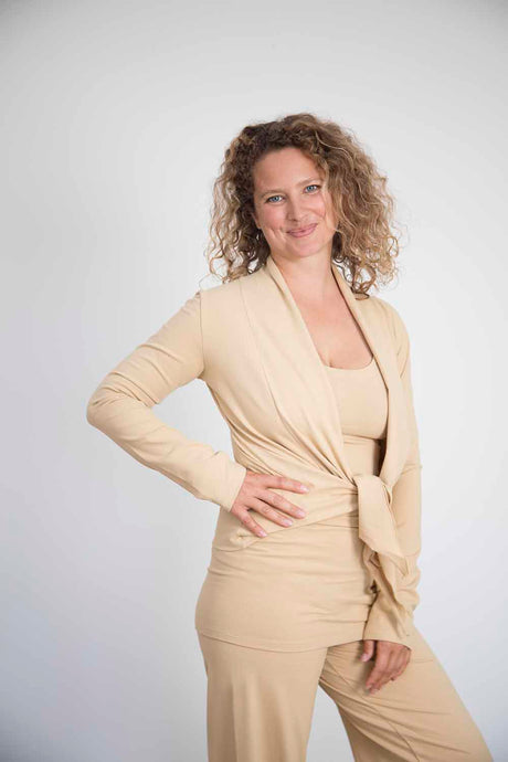 Amba Jacke - beige - YOGISHOP