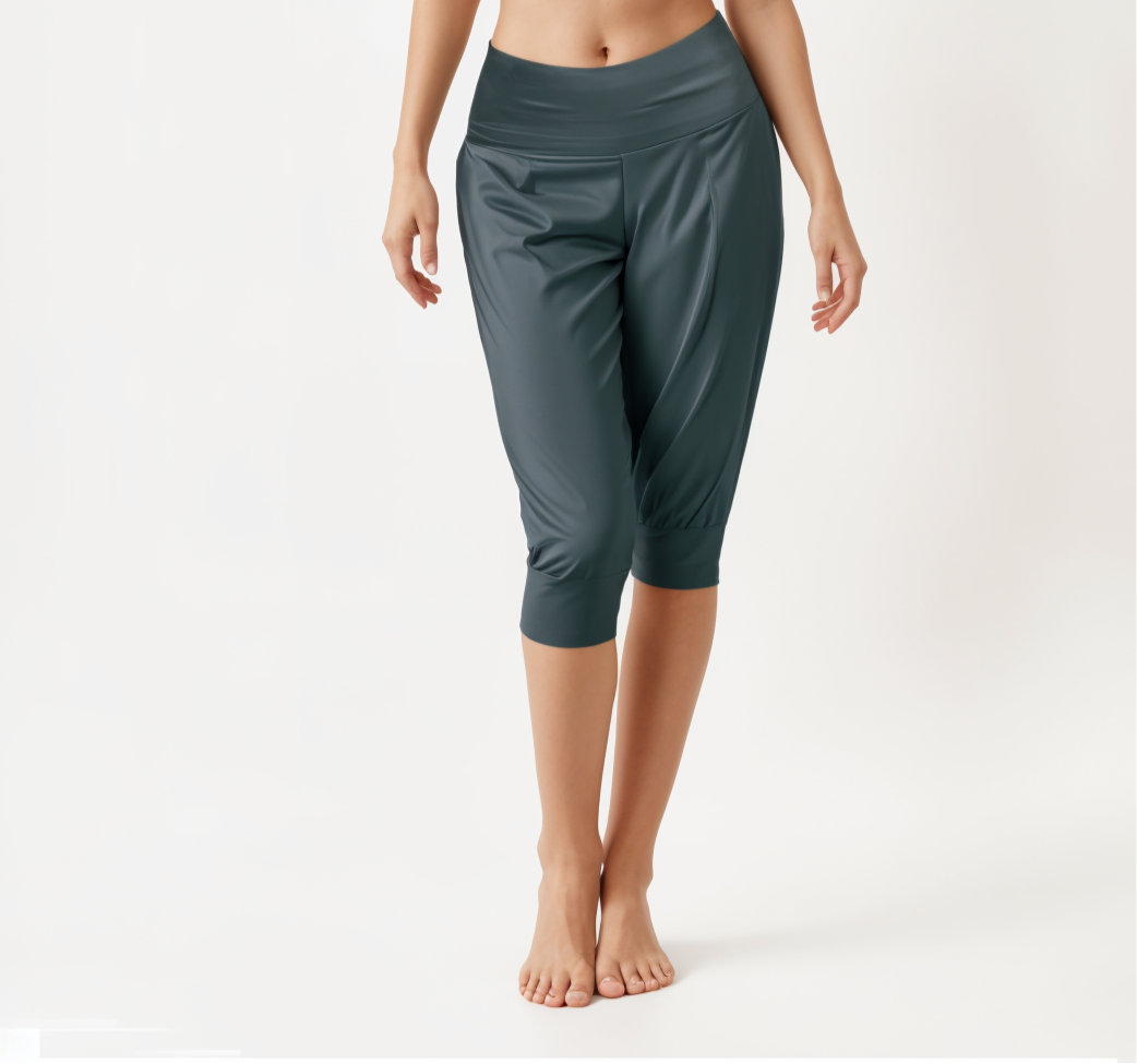 3/4 Pants "rheia" - pine green