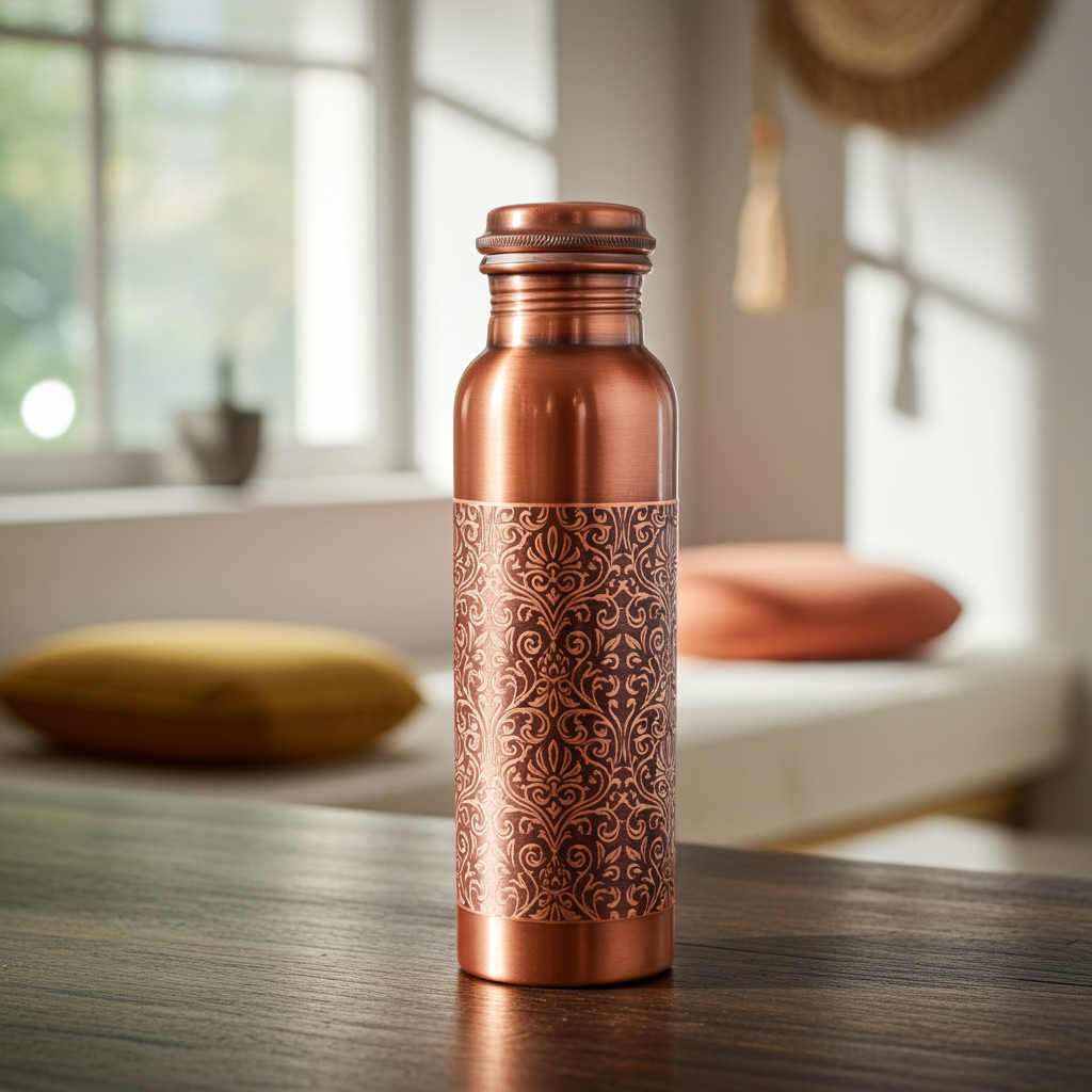 Kupferflasche dark vintage, 0,9 l