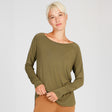 Cosy Longsleeve - Olive - YOGISHOP