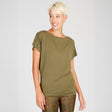 Cosy Tee - Olive basis - YOGISHOP