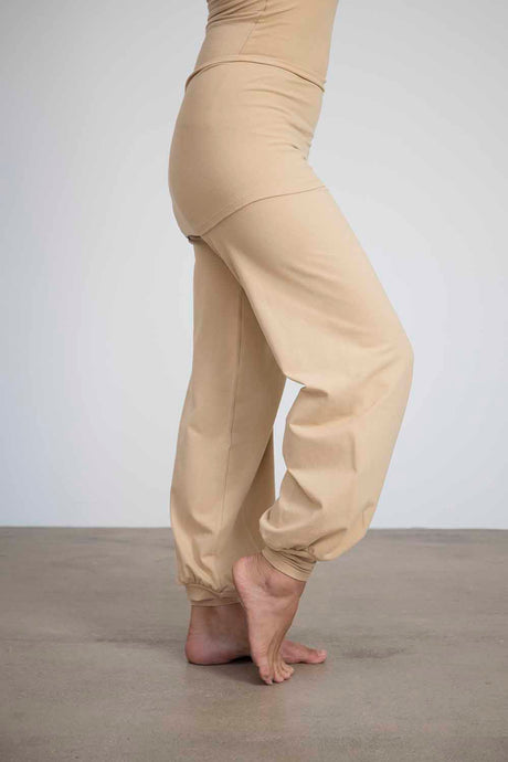 Yogahose "Sohang" - beige - YOGISHOP