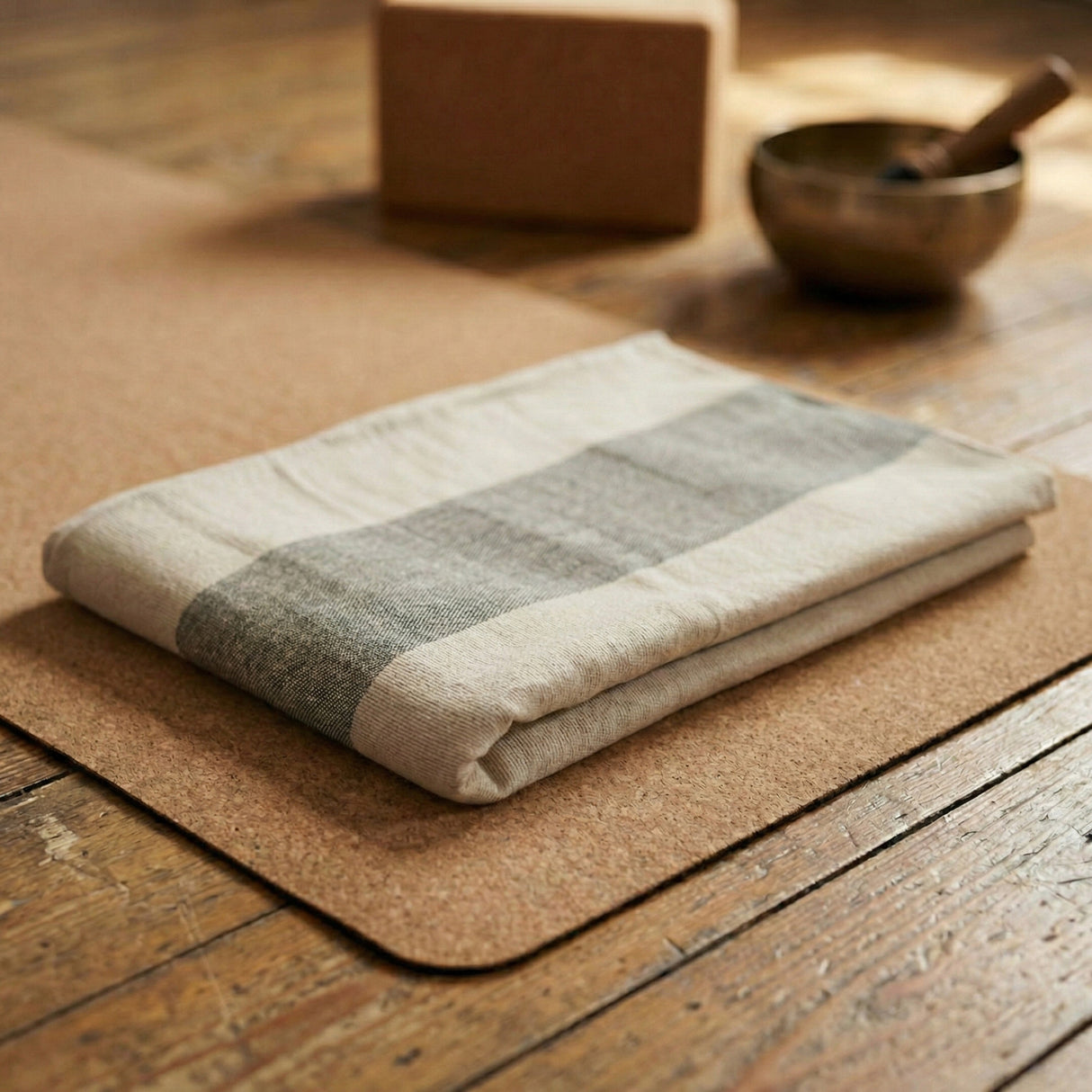 Yoga blanket - yogiblanket - natural - ecru - decor