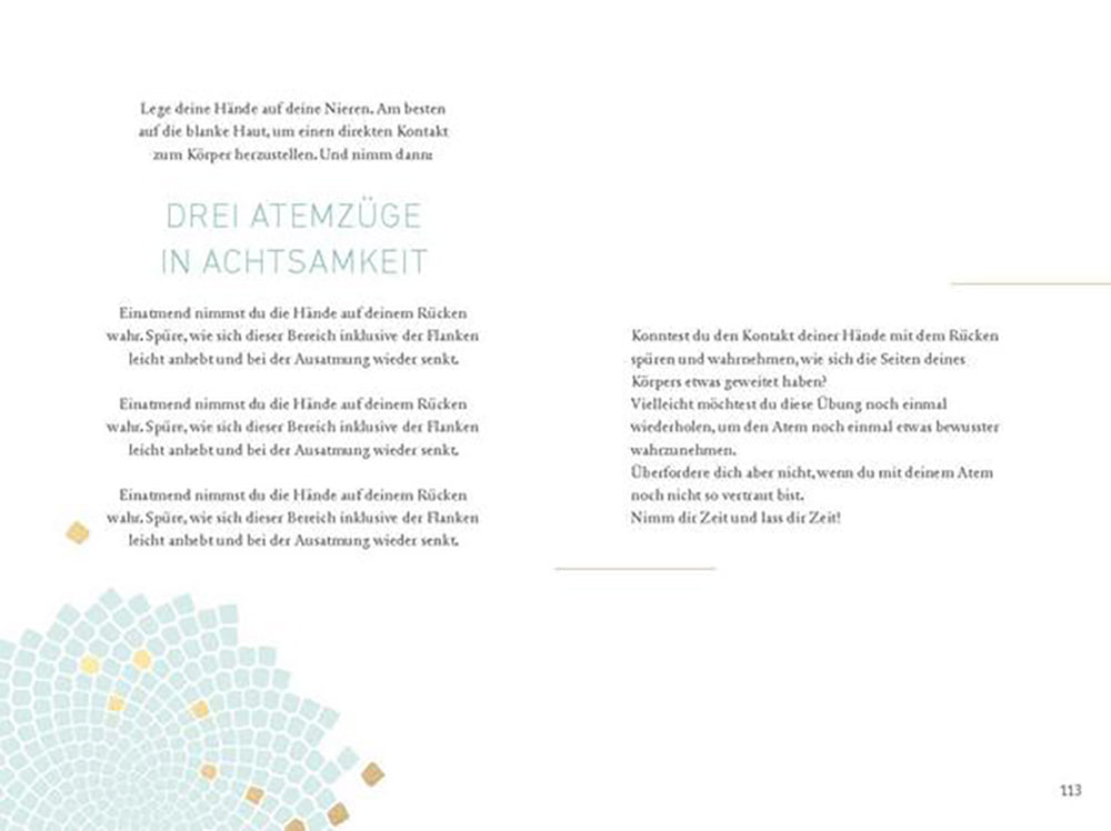 Achtsam in drei Atemzügen von Doris Iding - YOGISHOP