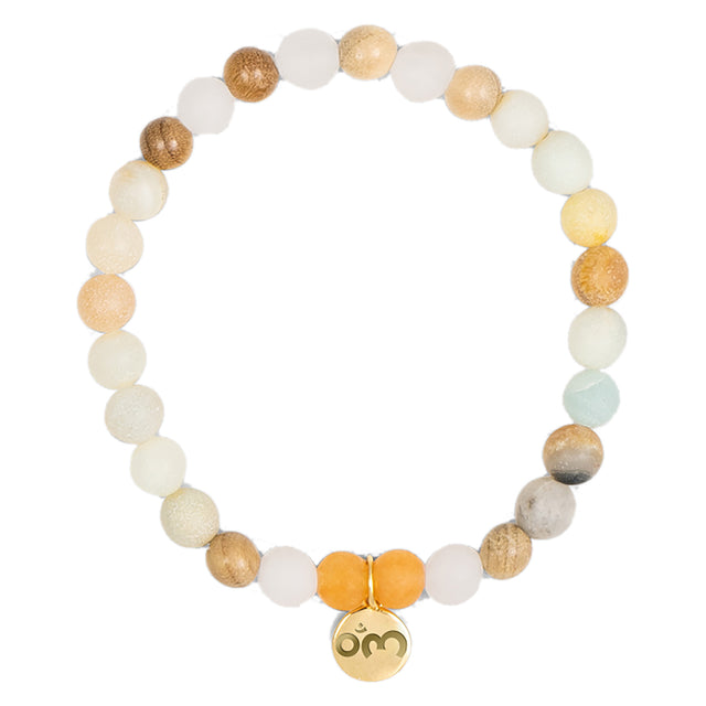Armband Nandana Amazonit (Größe: Medium 16,7 cm) - YOGISHOP