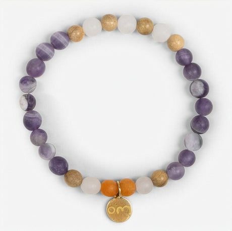 Armband Nandana Amethyst (Größe: Medium 16,7 cm) - YOGISHOP