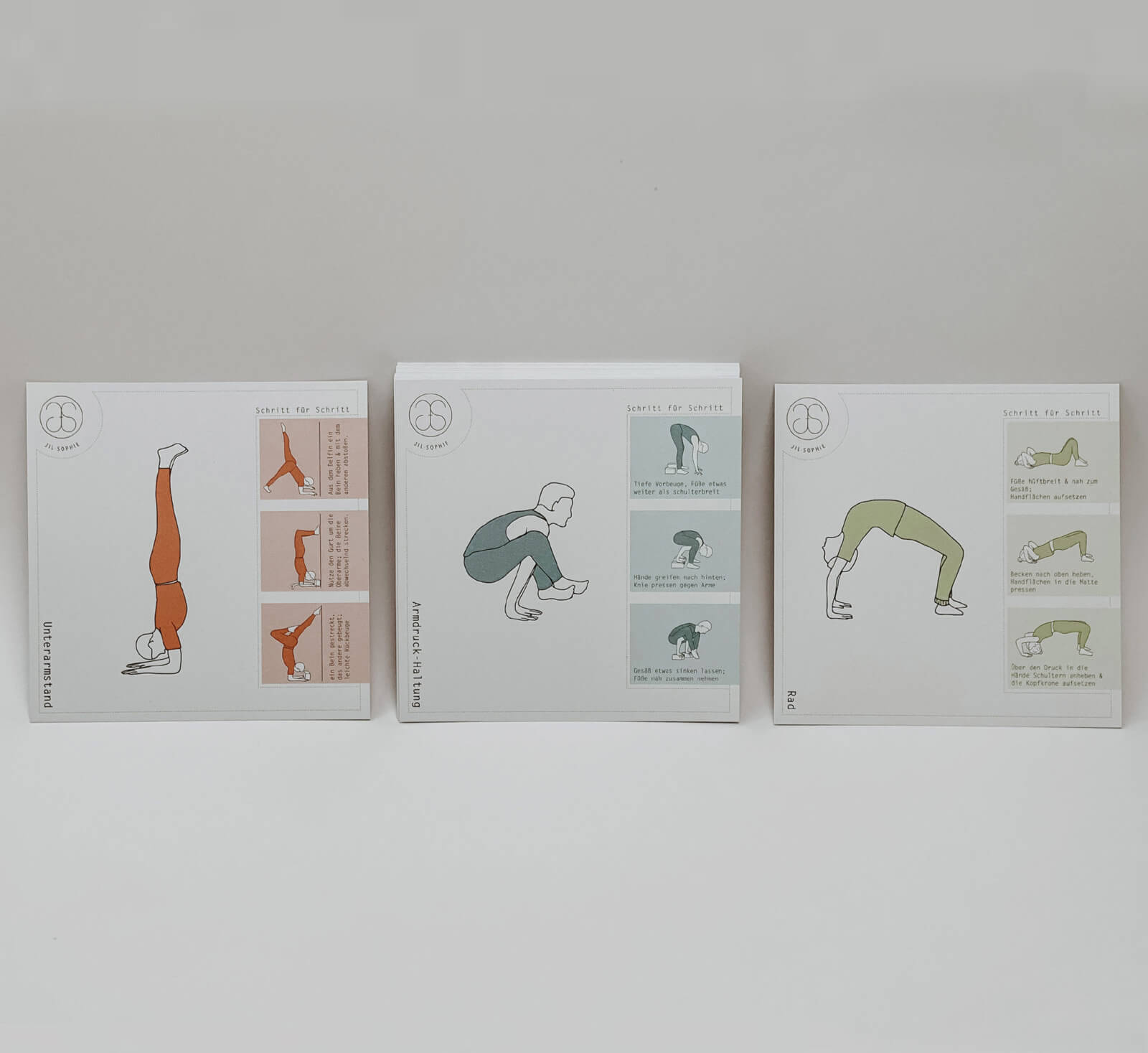 Asanakarten - Sammlung 1- 3 mit Box - YOGISHOP