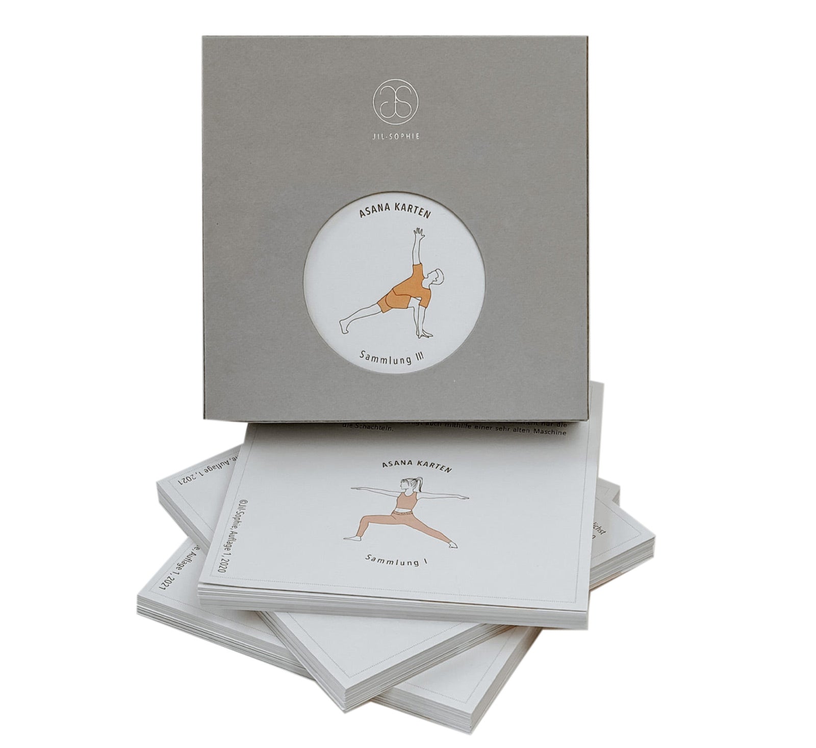Asanakarten - Sammlung 1- 3 mit Box - YOGISHOP