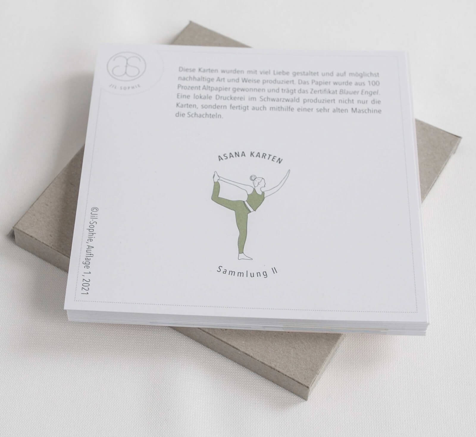 Asanakarten Sammlung 2 mit Box - YOGISHOP