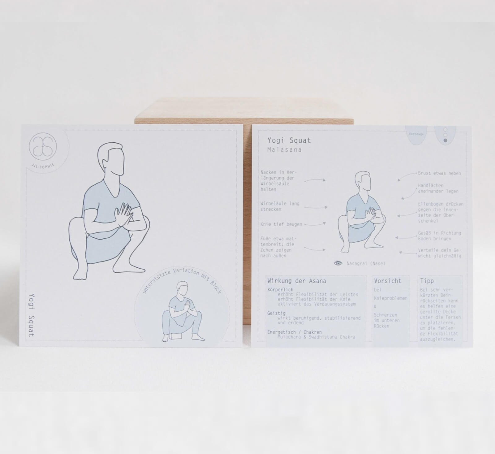 Asanakarten Sammlung 1 und 2 mit Box - YOGISHOP