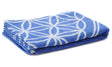 Baumwolldecke Blume des Lebens - blau - YOGISHOP