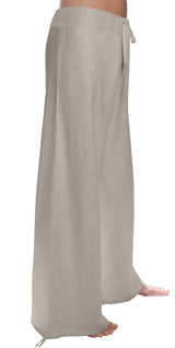 Leinenhose Deluxe - beige - YOGISHOP