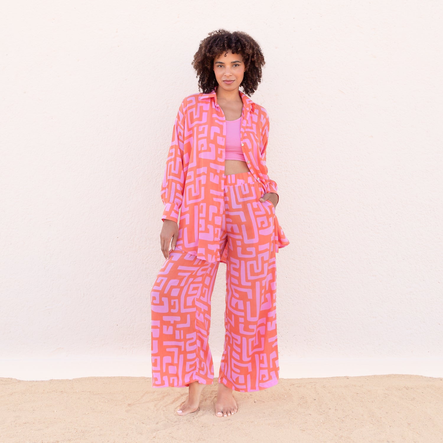 Pantalones de yoga Melody - pink coral