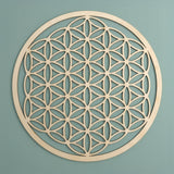 Blume des Lebens Wandschmuck aus Holz - YOGISHOP